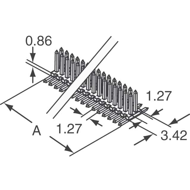 FTS-143-03-L-DV Samtec Inc.  Embases à broches mâles